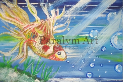 〜自由に泳ぐ金魚〜(free-swimming  goldfish)