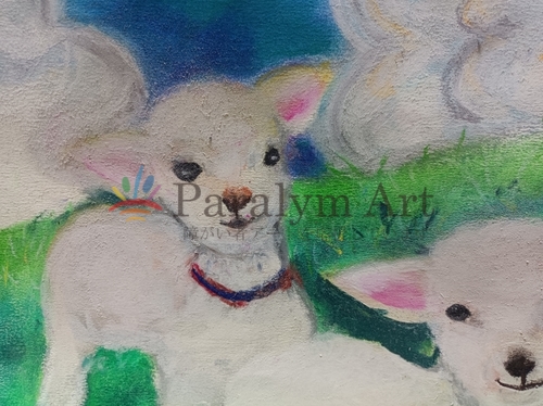 2027年の干支。羊たち