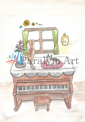 猫とピアノ　