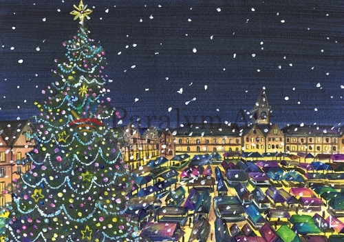 雪夜のXmas Market　