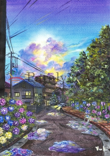 雨上がり　
