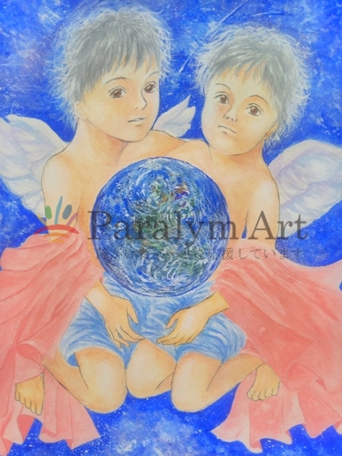 双子の天使と地球