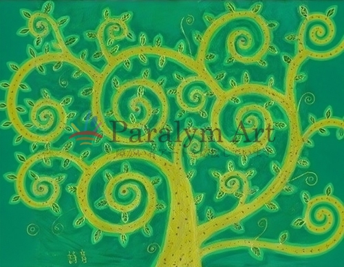 黄金の夢舞うペイズリーの森