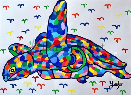 カラフルウミガメ