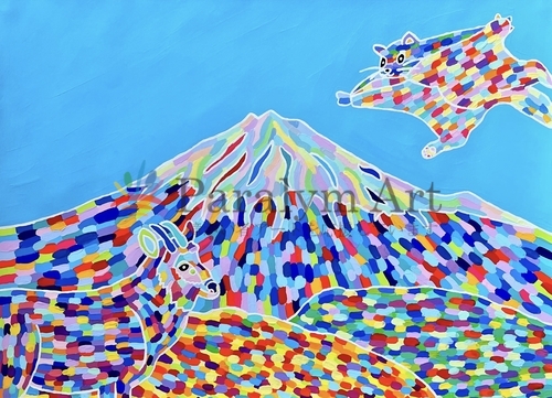 富士山と共に