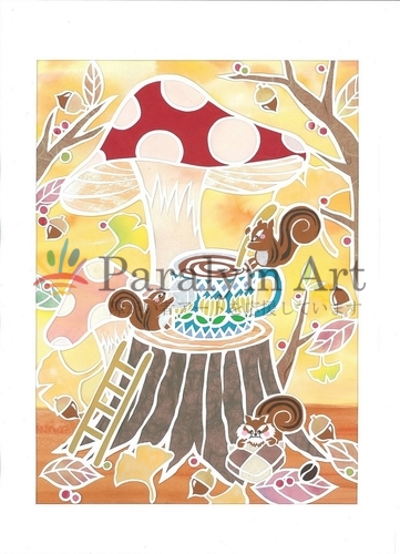 森の中のリスカフェ