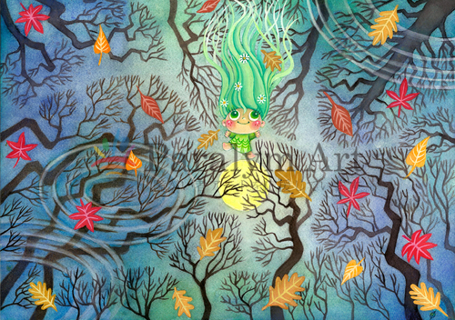 Trees In The Paddle　水たまりの中の木