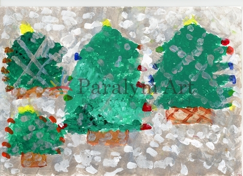 クリスマスツリー達の過ごし方　