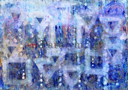 降りしきる雨の中　