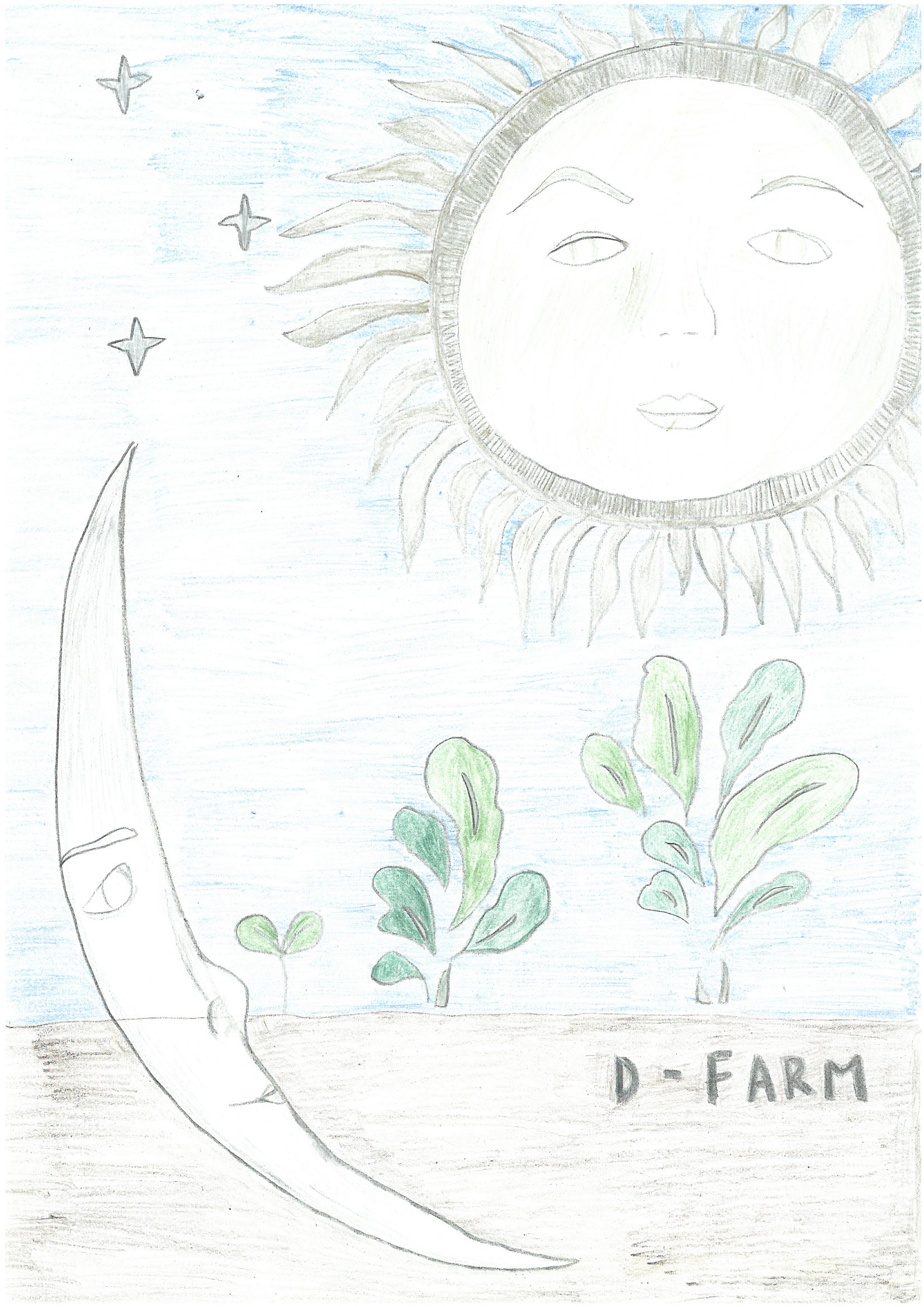 太陽と月とD-FARM